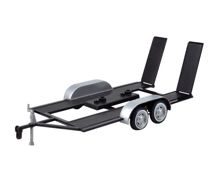 Motormax - 1:24 Metal Trailer - Black