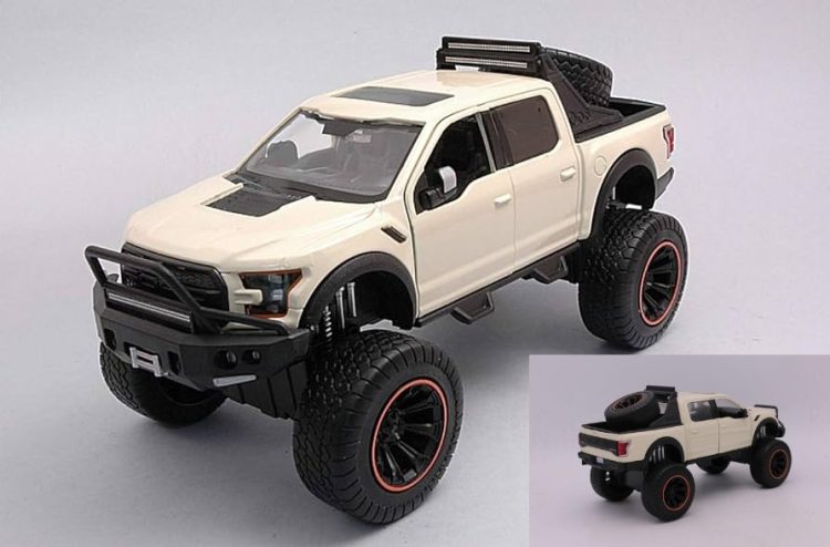 Motormax - 1:27 2017 Ford F-150 Raptor Off-Road - Cream