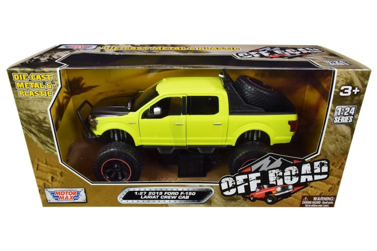 Motormax - 1:27 2019 Ford F-150 Lariat Crew Cab Off Road Pickup Truck - Image 2