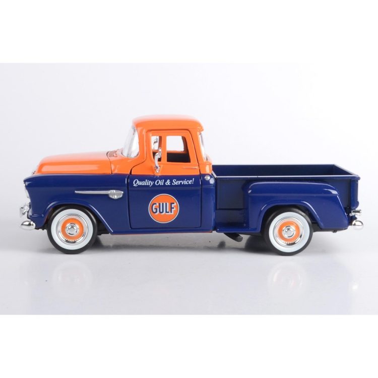 Motormax - 1:24 1955 Chevy Stepside - Gulf Livery - Image 2