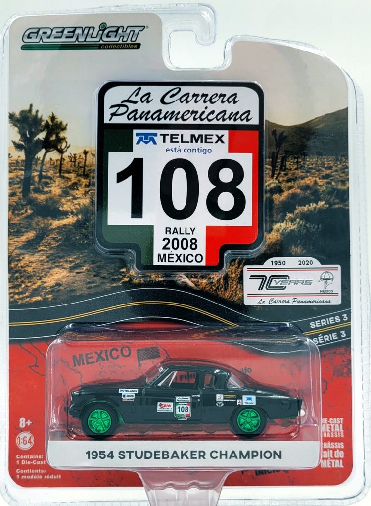 Greenlight - 1:64 La Carrera Panamericana Series 3 #108 1954 Studebaker Champion (Chase) - Image 3