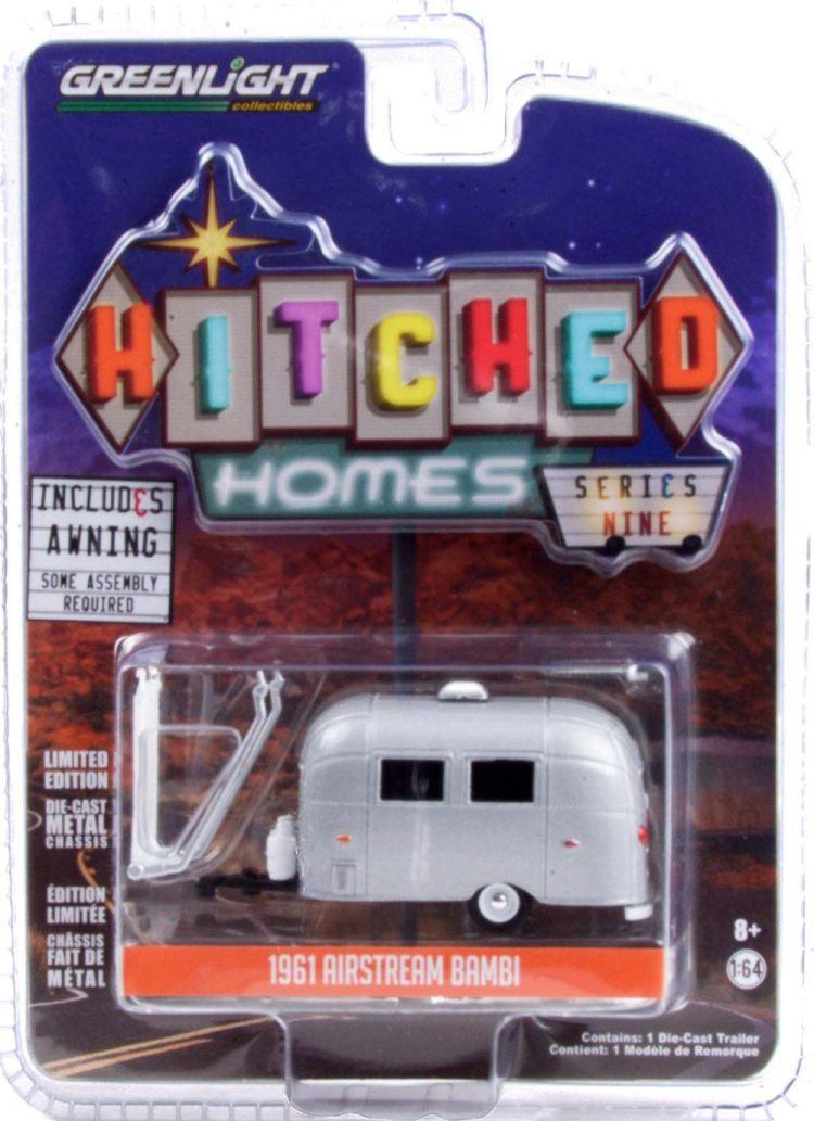 Greenlight - 1:64 Hitched Homes Series 9 1961 Airstream Bambi - Image 2