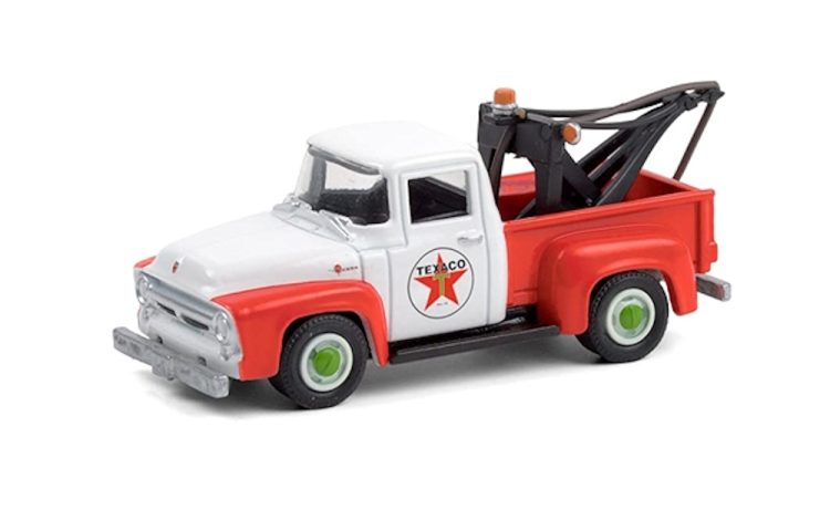 Greenlight - 1:64 Running on Empty Series 12 1956 Ford F-100 Tow Truck, Texaco