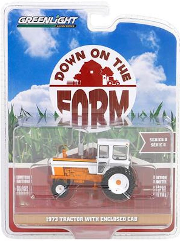 Greenlight - 1:64 Down on The Farm Series 8 1973 Tractor with Enclosed Cab - Image 2