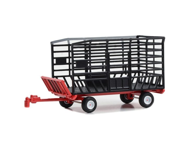 Greenlight - 1:64 Down on The Farm Series 8 Bale Throw Wagon