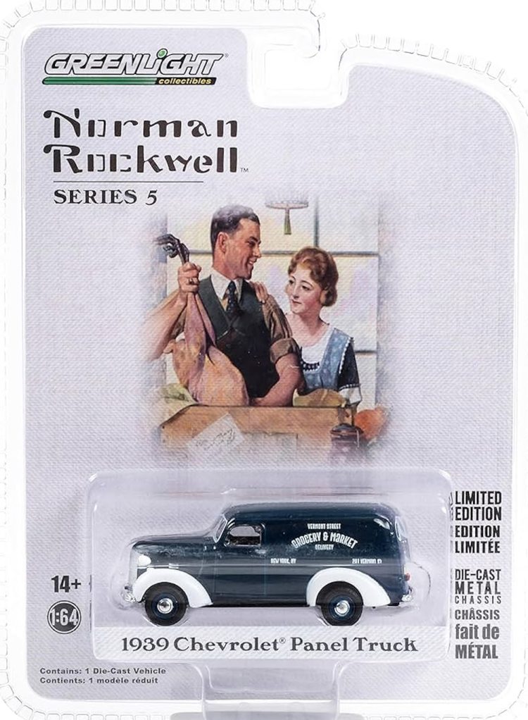 Greenlight - 1:64 1939 Chevrolet Panel Truck - Norman Rockwell Series 5 - Image 2