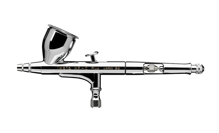 Iwata - High Performance HP-C Plus, Gravity Feed Dual Action Airbrush - Image 2