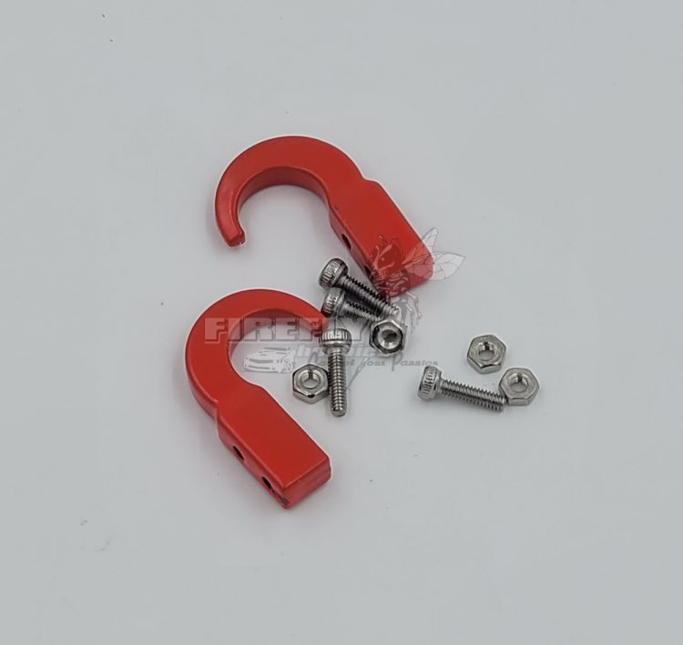 Thunder Innovation - Jammer Front Bolt on Tow Hooks (Red) (2pcs)