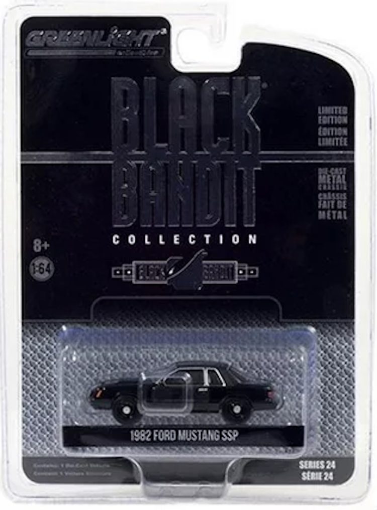 Greenlight - 1:64 Black Bandit Collection Series 24 - 1982 Ford Mustang SSP - Image 2