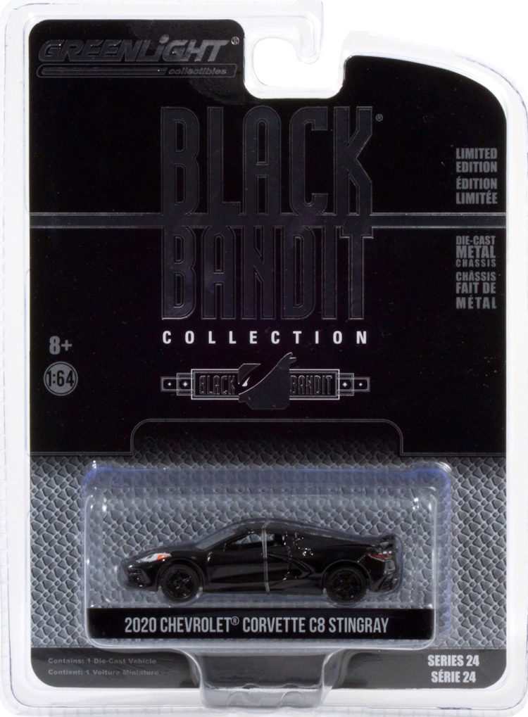 Greenlight - 1:64 Black Bandit Collection Series 24 - 2020 Chevrolet Corvette C8 Stingray - Image 2