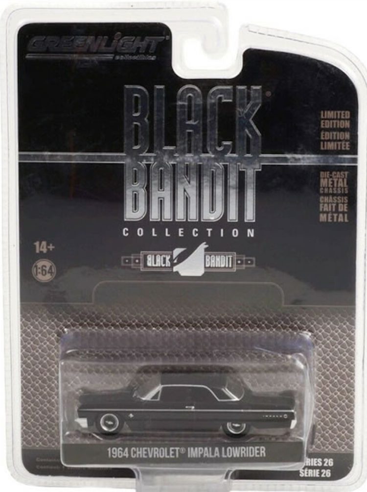 Greenlight - 1:64 Black Bandit Collection Series 26 - 1964 Chevrolet Impala Lowrider - Image 2
