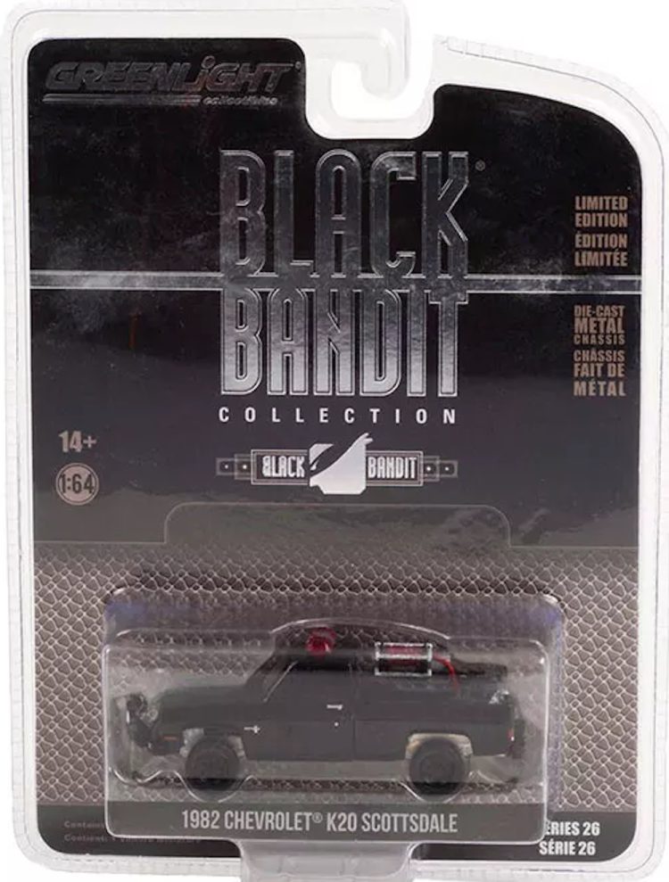 Greenlight - 1:64 Black Bandit Collection Series 26 - 1982 Chevrolet K20 Scottsdale - Image 2