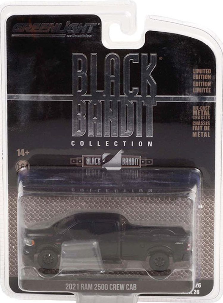 Greenlight - 1:64 Black Bandit Collection Series 26 - 2021 RAM 2500 Crew Cab - Image 2