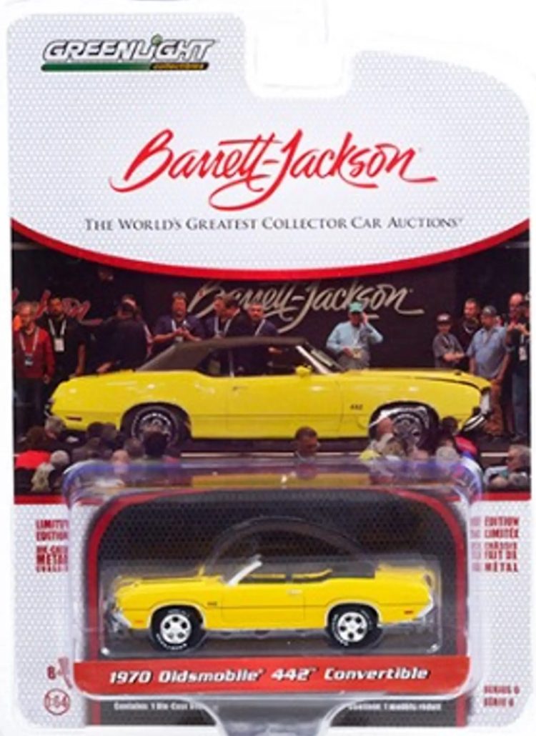 Greenlight - 1:64 Barrett-Jackson Scottsdale Ed. Series 6 1970 Oldsmobile 442 Convertible - Image 2
