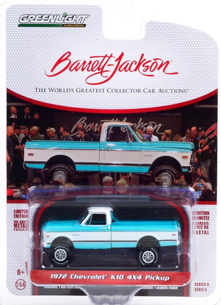 Greenlight - 1:64 Barrett-Jackson Scottsdale Ed. Series 6 1972 Chevrolet K10 4X4 Pickup - Image 2