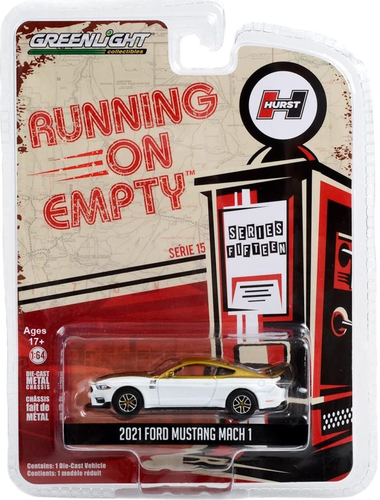 Greenlight - 1:64 Running on Empty Series 15 2021 Ford Mustang Mach 1 - Image 2