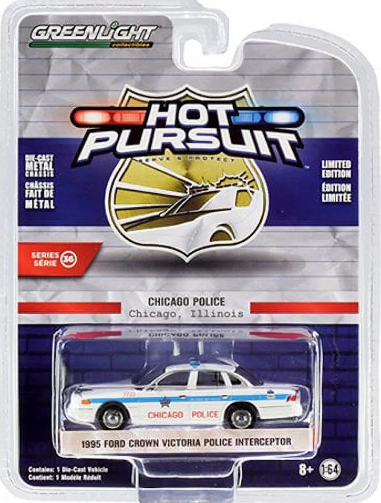 Greenlight - 1:64 Hot Persuit Series 36 1995 Ford Crown Victoria Police Interceptor - Image 2
