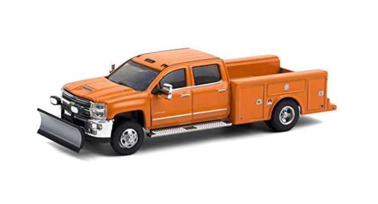 Greenlight - 1:64 Dually Drivers Series 6 2018 Chevrolet Silverado 3500HD Service Bed