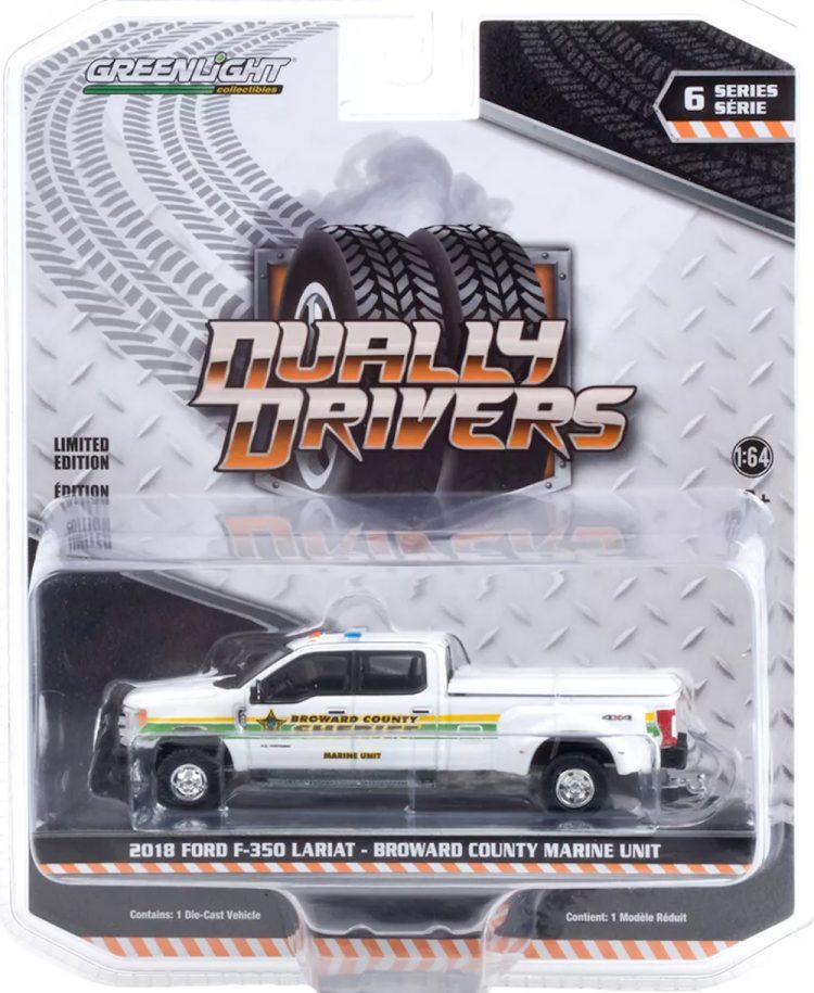 Greenlight - 1:64 Dually Drivers Series 6 2018 Ford F-350 Lariat (Chase) - Image 2