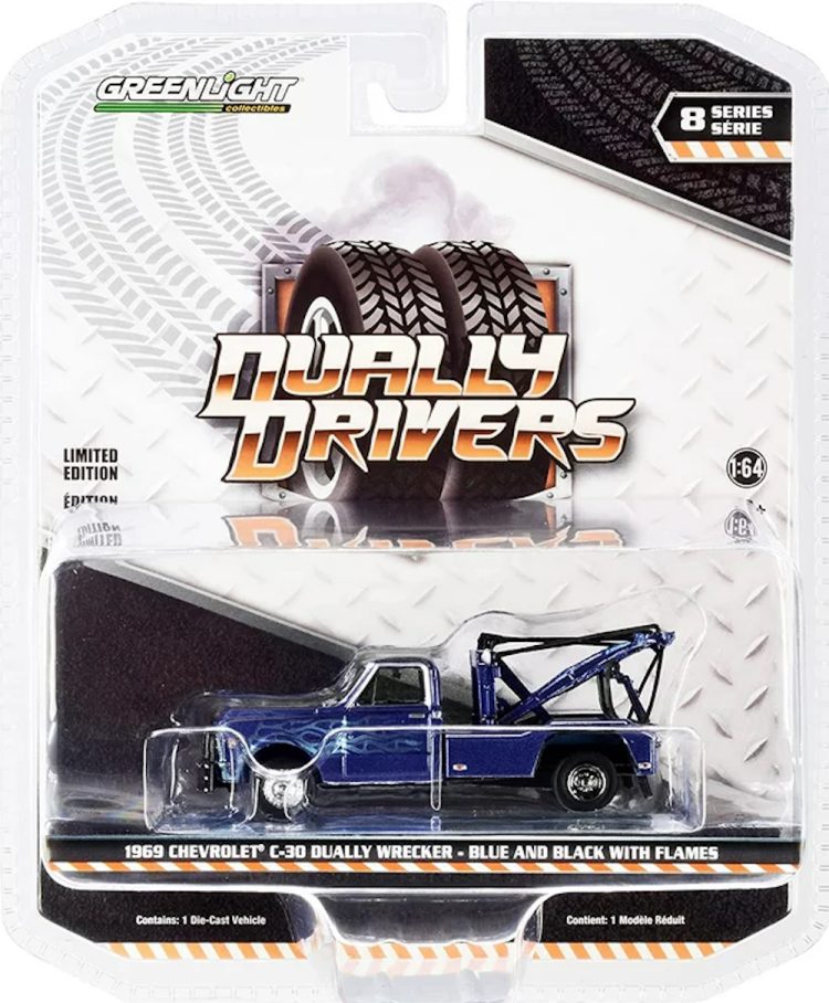 Greenlight - 1:64 Dually Drivers Series 8 1969 Chevrolet C-30 Dually Wrecker - Image 2