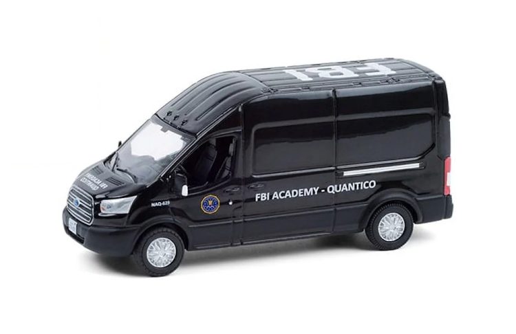 Greenlight - 1:64 Route Runners Series 2 - 2015 Ford Transit - FBI Academy Quantico