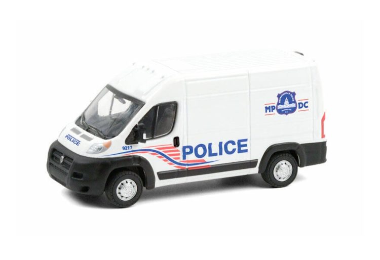 Greenlight - 1:64 Route Runners Series 2 - 2017 RAM Promaster - Washington D.C. Metropolitan Police