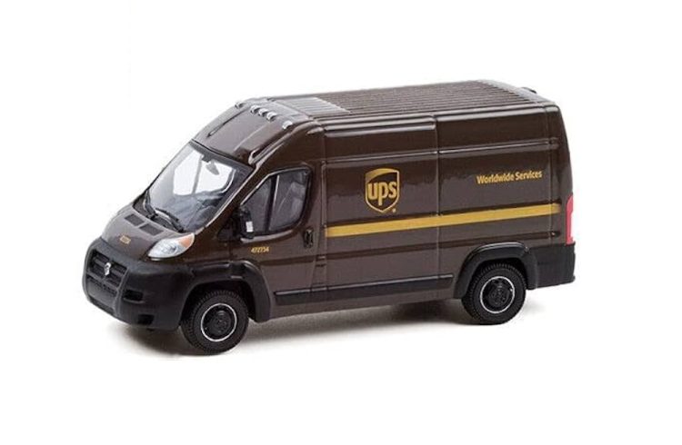 Greenlight - 1:64 Route Runners Series 2 - 2018 RAM Promaster - UPS