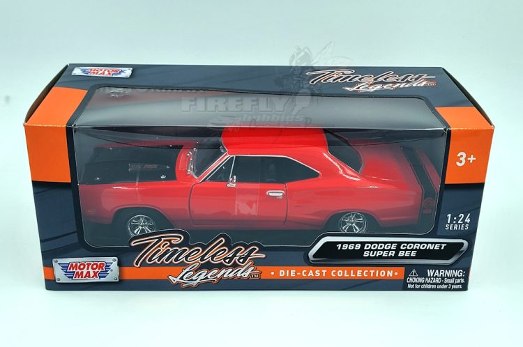 Motormax - 1:24 1969 Dodge Coronet Super Bee " Timeless Legends" - Image 2