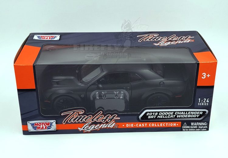 Motormax - 1:24 2018 Dodge Challenger SRT Hellcat Widebody "Timeless Legends" - Image 2