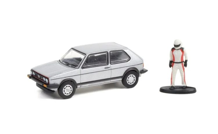 Greenlight - 1:64 The Hobby Shop Series 11 1976 Volkswagen Golf Mk1 GTI w/ Race Car Driver