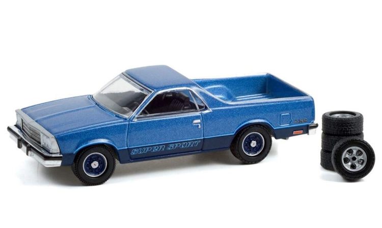 Greenlight - 1:64 The Hobby Shop Series 12 1980 Chevrolet El Camino SS w/ Spare Tires