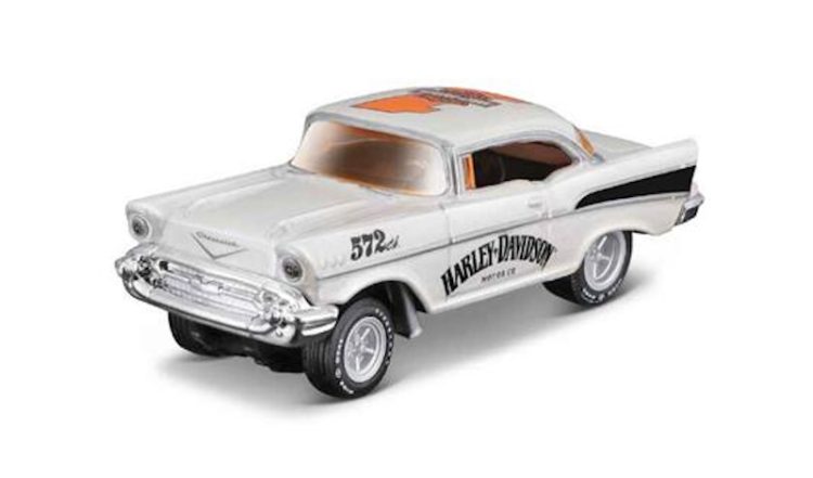 Maisto - 1:64 Harley-Davidson Custom 1957 Chevrolet Bel-Air