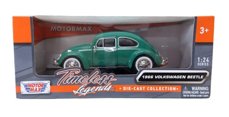 Motormax - 1:24 1966 Volkswagen Beetle "Timeless Legends" - Image 2