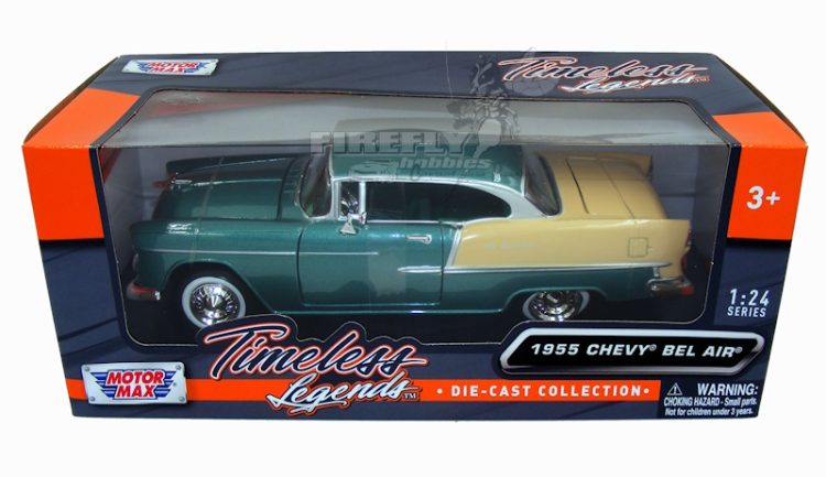 Motormax - 1:24 1955 Chevy Bel Air "Timeless Legends" - Image 3