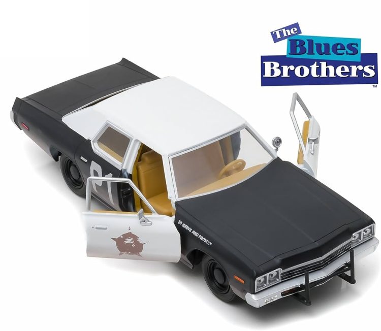 Greenlight - 1:24 1974 Dodge Monaco "Bluesmobile" - Image 2