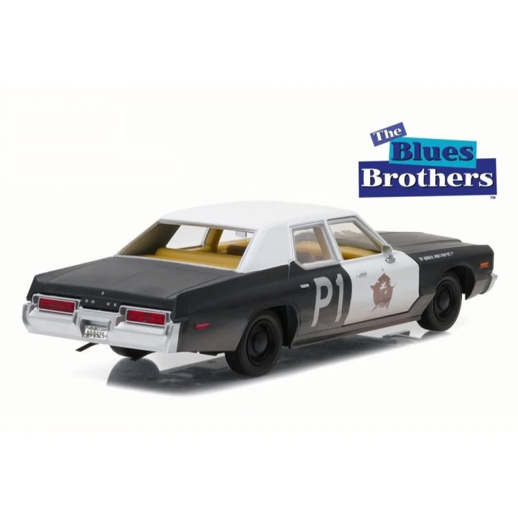 Greenlight - 1:24 1974 Dodge Monaco "Bluesmobile" - Image 3