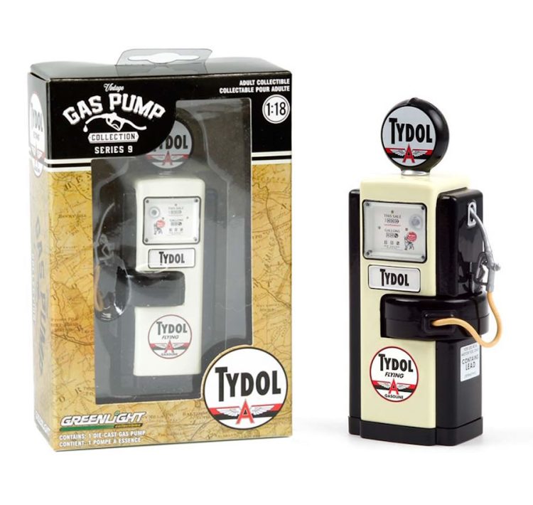 Greenlight - 1:18 Vintage Gas Pump Series 9 - 1948 Wayne 100-A "Tydol Flying Gasoline"