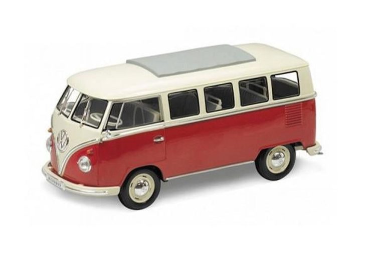 Welly - NEX 1:24 1963 Volkswagen T1 Bus - Red