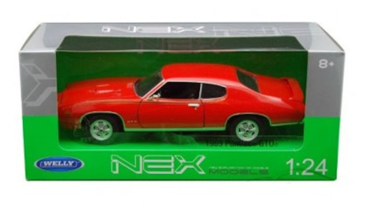 Welly - NEX 1:24 1969 Pontiac GTO - Orange - Image 3