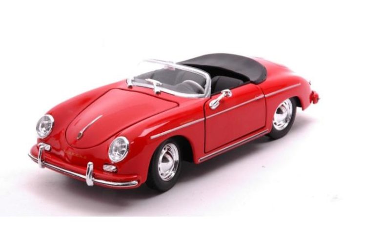 Welly - NEX 1:24 Porsche 356A Speedster (Convertible) - Red