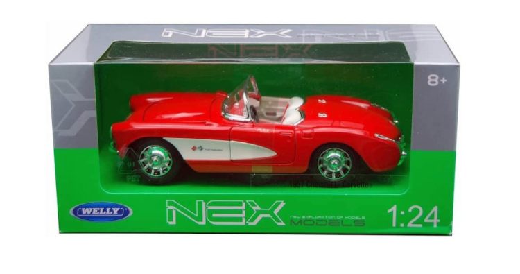 Welly - NEX 1:24 1957 Chevrolet Corvette - Image 4