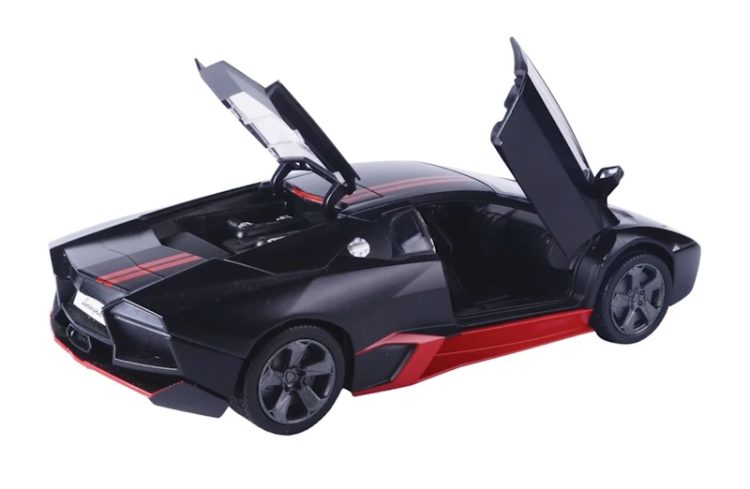 Motormax - 1:24 Lamborghini Reventon - Matt Black "GT Racing" - Image 2