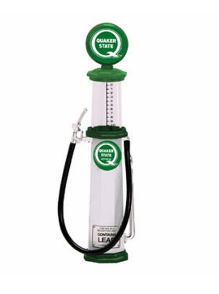 Lucky Die Cast - 1:18 Gas Pump - Quaker State (Cylinder)