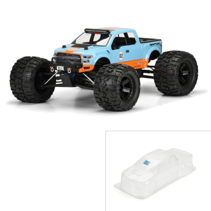 Pro-Line Racing - 1:8 2017 Ford F-150 Raptor Clear Body: Monster Truck