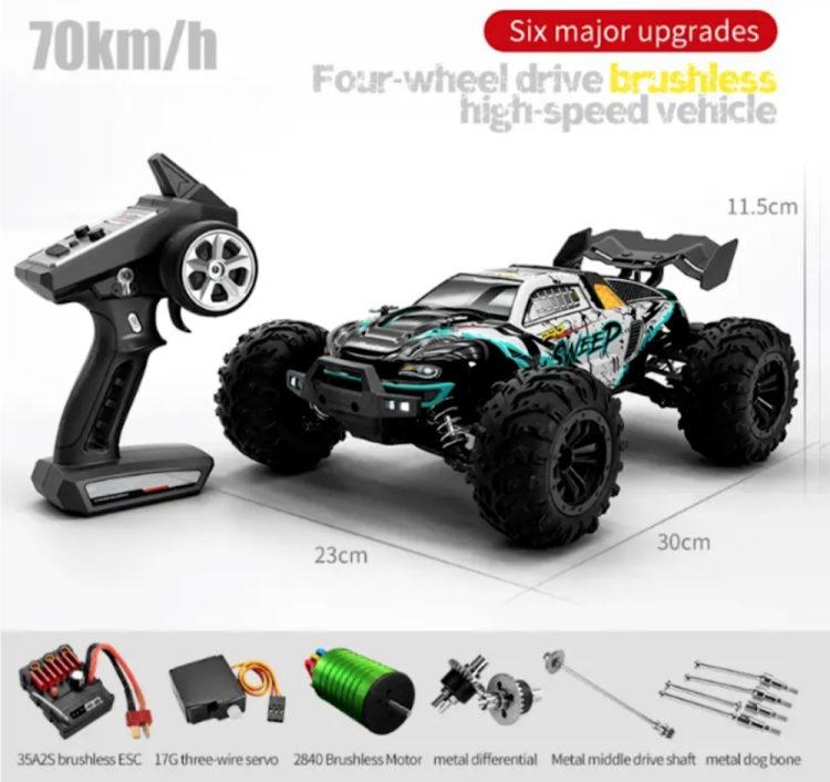 RC "Sweep" Pro 1:16 4WD Brushless Off-Road Stadium Truck - Image 3