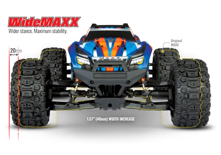 Traxxas - MAXX w/ WideMAXX - Blue - Image 9