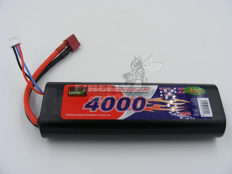 EnrichPower - 7.4V 4000mAh 40C w/Deans Connector