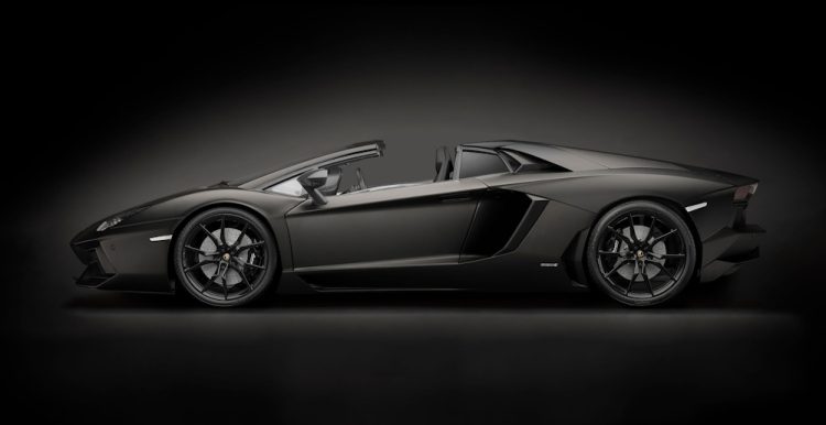 POCHER - HK121 Lamborghini Aventador LP700-4 Roadster Nero Nemisis - Image 2