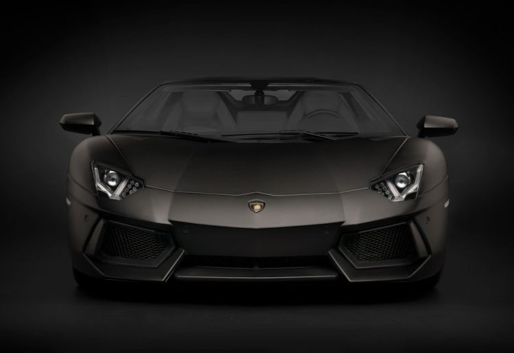 POCHER - HK121 Lamborghini Aventador LP700-4 Roadster Nero Nemisis - Image 3