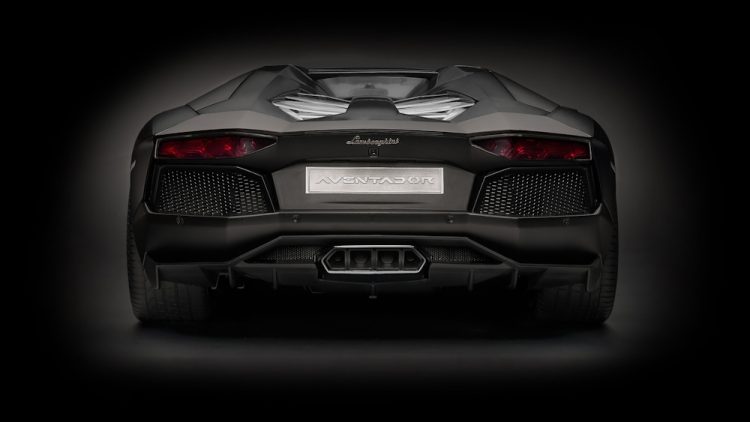 POCHER - HK121 Lamborghini Aventador LP700-4 Roadster Nero Nemisis - Image 4